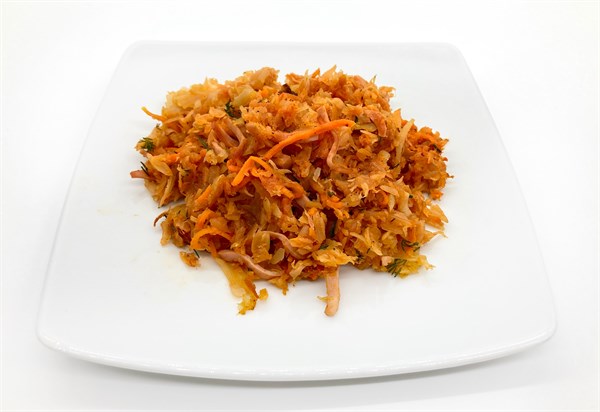 Капуста тушеная с сосисками 125 гр 1972