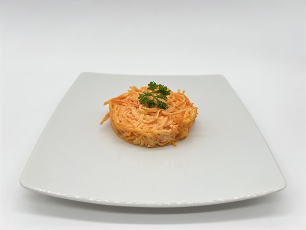 Салат морковь с чесноком 100 гр 2145