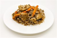 Греча по-купечески с мясом и грибами 180гр 2373