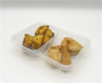 Лангет куриный, картофель по деревенски 230гр 2466